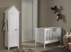 Armoire 1 Porte Bois Laqué Blanc Lewis -KidKraft || Disney Cars || HELLO KITTY Soldes Boutique armoire 1 porte bois laque blanc lewis 5420070219013 690576