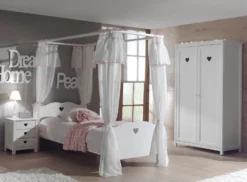 Armoire 2 Portes Bois Laqué Blanc Cœur -KidKraft || Disney Cars || HELLO KITTY Soldes Boutique armoire 2 portes bois laque blanc amori 5420070214117 690968