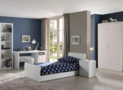 Armoire 2 Portes Bois Laqué Blanc Robin -KidKraft || Disney Cars || HELLO KITTY Soldes Boutique armoire 2 portes bois laque blanc robin 5420070207522 690139