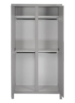 Armoire 2 Portes Bois Mélaminé Gris Orelle -KidKraft || Disney Cars || HELLO KITTY Soldes Boutique armoire 2 portes bois melamine gris stripes 5414375164260 592194