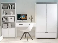 Armoire 2 Portes Enfant Blanche Moly -KidKraft || Disney Cars || HELLO KITTY Soldes Boutique armoire 2 portes enfant blanche moly 3666722166768 1234646