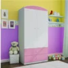 Armoire 2 Portes Enfant Rose Drimy