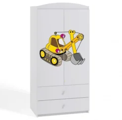 Armoire 2 Portes Enfant Version Grue Drimy