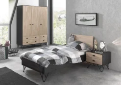 Armoire 3 Portes 4 Tiroirs Bois Massif Clair Et Gris Arna 6 Armoire 3 Portes 4 Tiroirs Bois Massif Clair Et Gris Arna -KidKraft || Disney Cars || HELLO KITTY Soldes Boutique armoire 3 portes 4 tiroirs bois massif clair et gris arna 5420070222778 100476