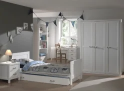 Armoire 3 Portes Bois Laqué Blanc Lewis -KidKraft || Disney Cars || HELLO KITTY Soldes Boutique armoire 3 portes bois laque blanc lewis 5420070213806 690546