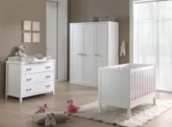 Armoire 3 Portes Bois Laqué Blanc Lewis -KidKraft || Disney Cars || HELLO KITTY Soldes Boutique armoire 3 portes bois laque blanc lewis 5420070213806 690547