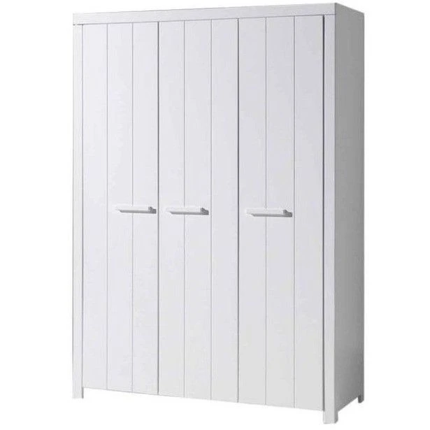 Armoire 3 Portes Pin Massif Laqué Blanc Erik 1 Armoire 3 Portes Pin Massif Laqué Blanc Erik