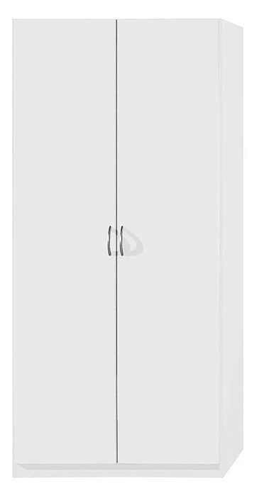 Armoire Blanche 2 Portes Battantes 3 étagères Kaze 1 Armoire Blanche 2 Portes Battantes 3 étagères Kaze