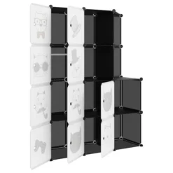 Armoire De Rangement Pour Enfants Avec 10 Cubes Noir PP -KidKraft || Disney Cars || HELLO KITTY Soldes Boutique armoire de rangement pour enfants avec 10 cubes noir pp 3666722115711 1375193
