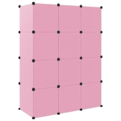 Armoire De Rangement Pour Enfants Avec 12 Cubes Rose PP -KidKraft || Disney Cars || HELLO KITTY Soldes Boutique armoire de rangement pour enfants avec 12 cubes rose pp 3666722113250 1382307