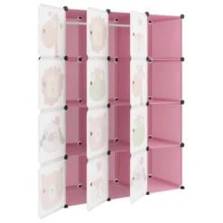 Armoire De Rangement Pour Enfants Avec 12 Cubes Rose PP -KidKraft || Disney Cars || HELLO KITTY Soldes Boutique armoire de rangement pour enfants avec 12 cubes rose pp 3666722113250 1382308