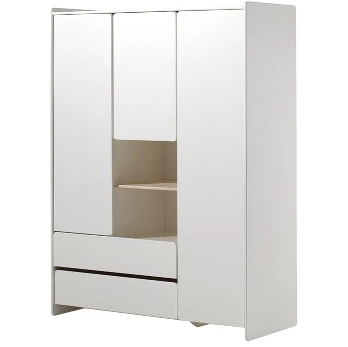 Armoire Enfant 3 Portes 2 Tiroirs Bois Laqué Blanc Kiddy 1 Armoire Enfant 3 Portes 2 Tiroirs Bois Laqué Blanc Kiddy