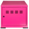 Caisson De Rangement 1 Porte Métal Fuschia Mat Pilake