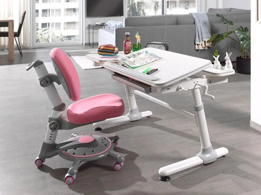 Chaise De Bureau Polypropylène Rose Funny 2 Chaise De Bureau Polypropylène Rose Funny – Image 2