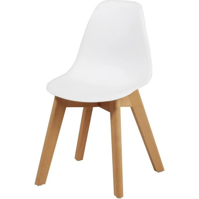 Chaise Enfant Plastique Blanc Et Pieds Hêtre Massif Sadee 1 Chaise Enfant Plastique Blanc Et Pieds Hêtre Massif Sadee