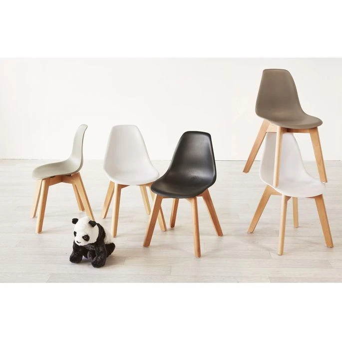 Chaise Enfant Plastique Blanc Et Pieds Hêtre Massif Sadee 9 Chaise Enfant Plastique Blanc Et Pieds Hêtre Massif Sadee – Image 9
