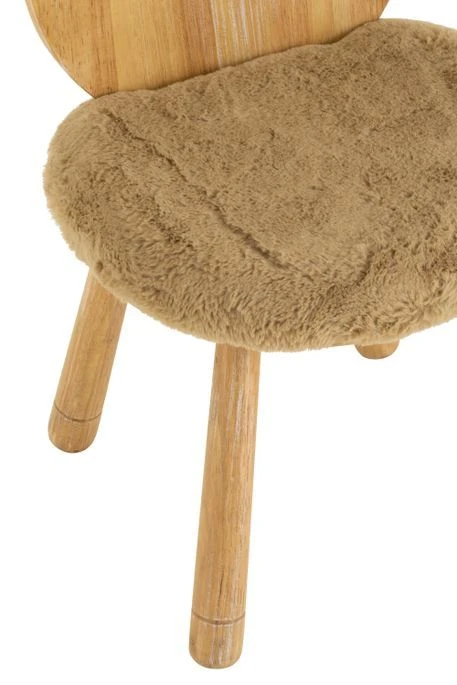 Chaise Ourse Bois Naturel Winnie L 36.5 Cm 6 Chaise Ourse Bois Naturel Winnie L 36.5 Cm – Image 6
