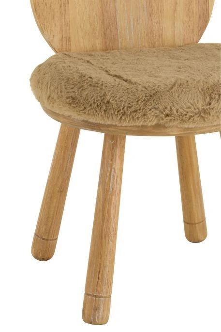 Chaise Ourse Bois Naturel Winnie L 36.5 Cm 7 Chaise Ourse Bois Naturel Winnie L 36.5 Cm – Image 7
