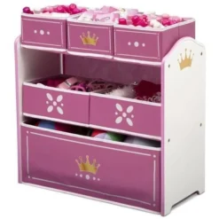 DELTA CHILDREN Meuble De Rangement Couronne Blanc - Rose -KidKraft || Disney Cars || HELLO KITTY Soldes Boutique delta children meuble de rangement couronne blanc rose 0080213089320 521490
