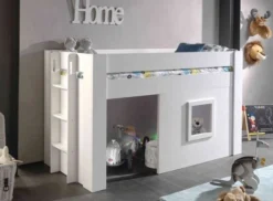 Lit Enfant Mezzanine Cabane 90x200 Cm Bois Laqué Blanc Noah 6 Lit Enfant Mezzanine Cabane 90x200 Cm Bois Laqué Blanc Noah -KidKraft || Disney Cars || HELLO KITTY Soldes Boutique lit enfant mezzanine cabane 90x200 cm bois laque blanc noah 5420070226875 594802