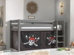 Lit Mezzanine 90x200 Cm Avec Tente Pirate Marron Pin Massif Gris Pino 5 Lit Mezzanine 90x200 Cm Avec Tente Pirate Marron Pin Massif Gris Pino -KidKraft || Disney Cars || HELLO KITTY Soldes Boutique lit mezzanine 90x200 cm avec tente pirate marron pin massif gris pino 5420070236478 696882