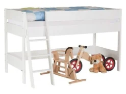 Lit Mezzanine Blanc Prince 90