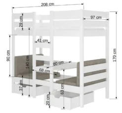 Lit Mezzanine Et Superposé 2 Couchages Avec 2 Tiroirs De Rangement Gris Graphite 90x200 Cm Sulutia 9 Lit Mezzanine Et Superposé 2 Couchages Avec 2 Tiroirs De Rangement Gris Graphite 90x200 Cm Sulutia -KidKraft || Disney Cars || HELLO KITTY Soldes Boutique lit mezzanine et superpose 2 couchages avec 2 tiroirs de rangement gris graphite 90x200 cm sulutia 3666722954037 1508456