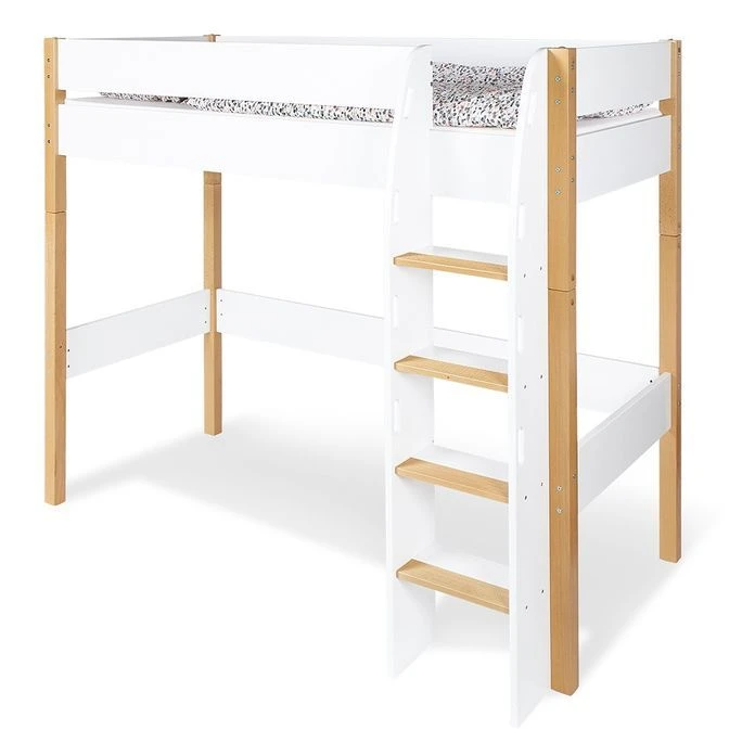 Pinolino Lit Mezzanine Laqué Blanc Et Hêtre Massif Clair Ville 90x200 Cm 1 Pinolino Lit Mezzanine Laqué Blanc Et Hêtre Massif Clair Ville 90x200 Cm