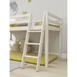 Lit Mi-hauteur Enfant - 90 X 190 Cm - Pin Massif Blanchi - Sommier Inclus - Andrus -KidKraft || Disney Cars || HELLO KITTY Soldes Boutique lit mi hauteur enfant 90 x 190 cm pin massif blanchi sommier inclus andrus 5703546068675 1128244