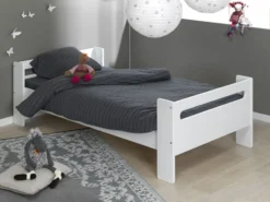 Lit Modulable Mi Hauteur Blanc London 90x200cm 5 Lit Modulable Mi Hauteur Blanc London 90x200cm -KidKraft || Disney Cars || HELLO KITTY Soldes Boutique lit modulable mi hauteur blanc london 90x200cm 132493