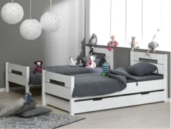 Lit Superposé Enfant Blanc Milo 90 X 200 Cm -KidKraft || Disney Cars || HELLO KITTY Soldes Boutique lit superpose enfant blanc milo 90 x 200 cm 132530