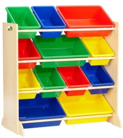 Meuble De Rangement 12 Casiers Couleurs Vives Kidkraft 16774