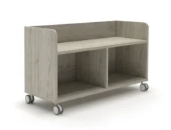 Meuble De Rangement à Roulette Bois Clair