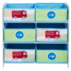 Meuble De Rangement Enfant 6 Bacs Voitures Garçon - Worlds Apart -KidKraft || Disney Cars || HELLO KITTY Soldes Boutique meuble de rangement enfant 6 bacs voitures garcon worlds apart 5013138627686 510962