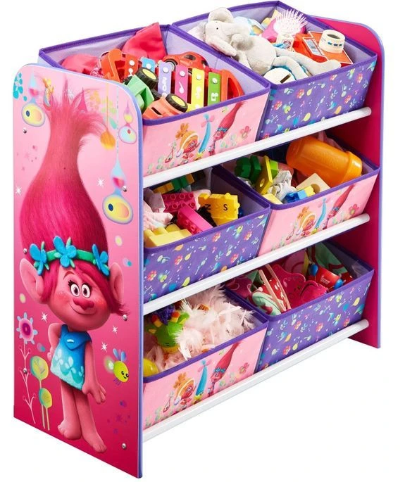 Rangement 6 Paniers Trolls 1 Rangement 6 Paniers Trolls