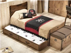 Tiroir De Rangement Pour Le Lit Pirate Bois Clair 90x190 Cm -KidKraft || Disney Cars || HELLO KITTY Soldes Boutique tiroir de rangement pour le lit pirate bois clair 90x190 cm 8681875093070 1523281